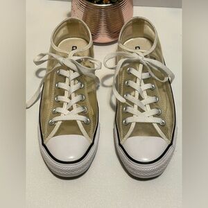 Converse Clear and Cream All Star Sneakers